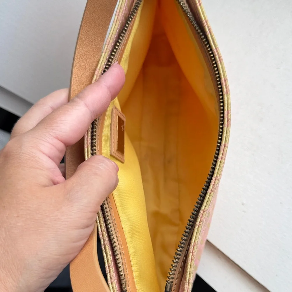 Fendi Pink and Gold Shoulder Bag - Picture 6 of 11